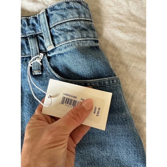Frame Le Mini Denim Skirt Double Waist Band NWT 26 - Picture 8 of 8